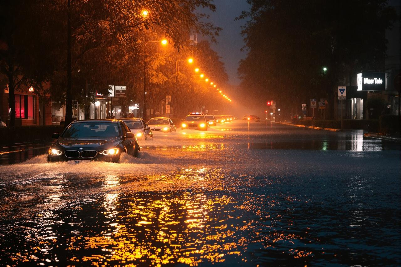 某城市突降特大暴雨,全城开启看海模式 - 每日吃瓜 某城市突降特大暴雨,全城开启看海模式 - 每日吃瓜